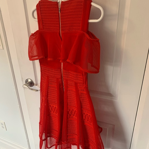 Red Maje Party Dress - Picture 5 of 8